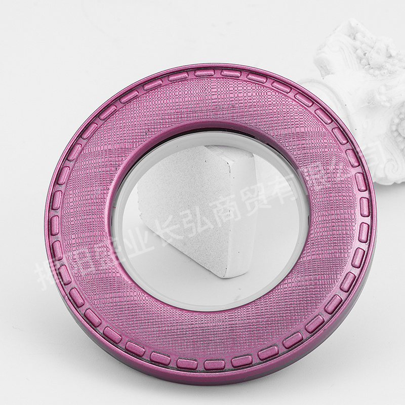 Production Wholesale Curtain Accessories Colorful Wear Durable Plastic Curtain Ring Eyelet Curtain Hole Ring Rod Tape
