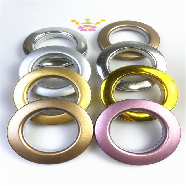 Roman Rod Fittings Good Sales Eyelets Rings New Design Curtains Accessories Curtain Rings Plastic Curtain Rings Eyelet