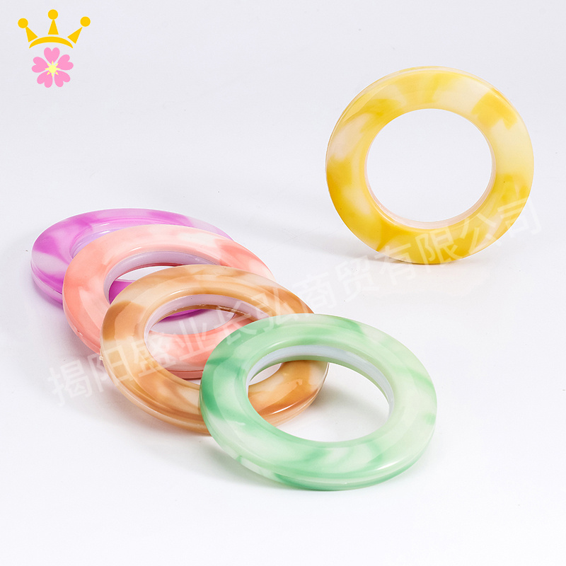 Curtain Blinds Plastic Eyelet Rings Plastic Rings for Curtains Roman Pole Accessories New Design New Eyelets Made in China