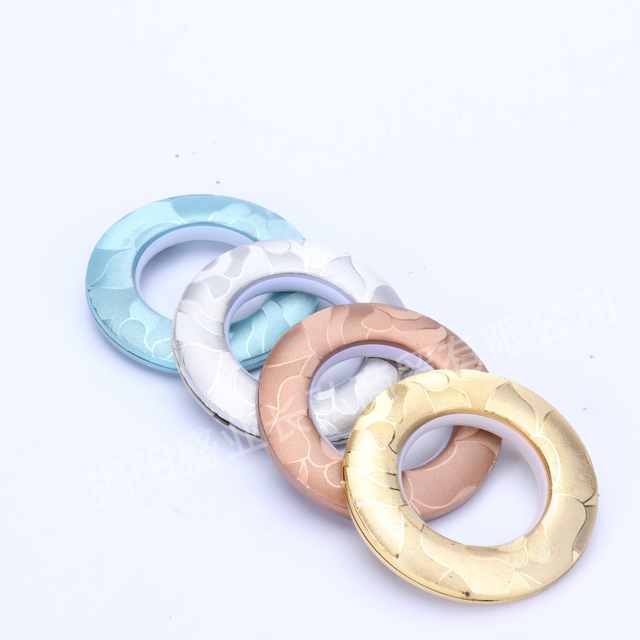 Production Wholesale Curtain Accessories Colorful Wear Durable Plastic Curtain Ring Eyelet Curtain Eyelet Ring Factory Direct