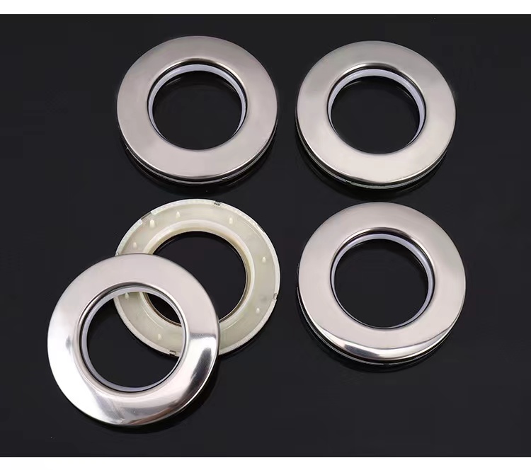 75Hot Curtains Accessories Curtain Rings Plastic Curtain Rings New Stainless Steel Plastic Inner Reinforcement Eyelets Rings