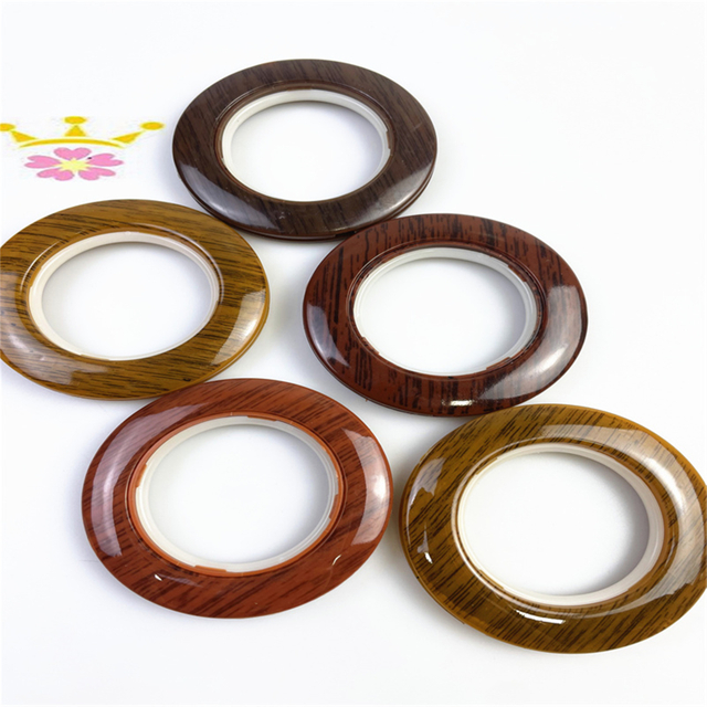 7.7Roman Rod Fittings Good Sales Eyelets Rings New Design Curtains Accessories Curtain Rings Plastic Curtain Rings Eyelet