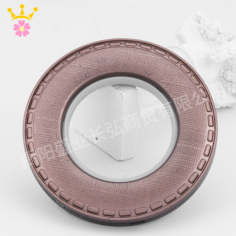 Production Wholesale Curtain Accessories Colorful Wear Durable Plastic Curtain Ring Eyelet Curtain Hole Ring Rod Tape