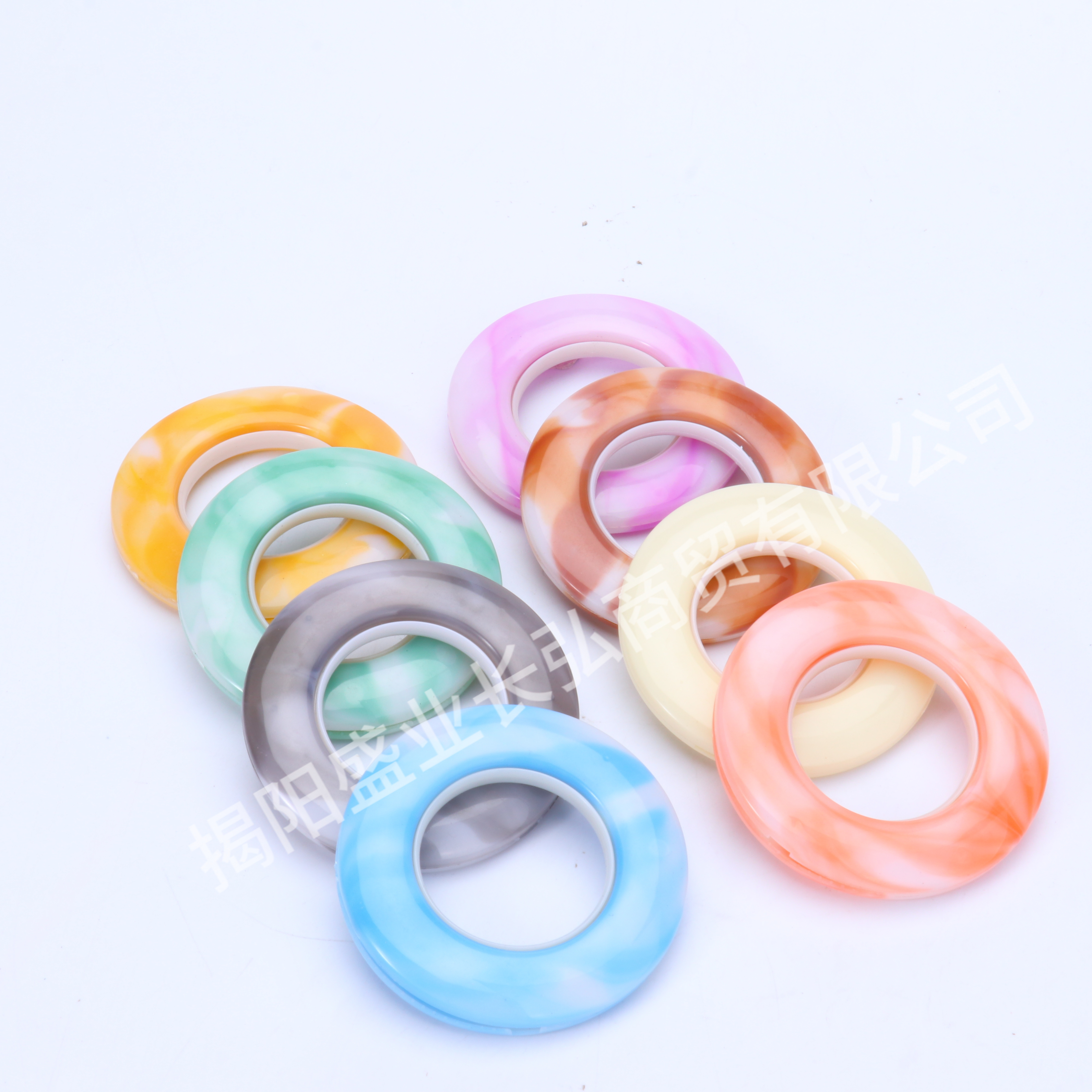 76mm Wholesale Plastic Curtain Rod Accessories Accessories Plastic Curtain Rings Plastic Wreath Rings Curtain Accessories