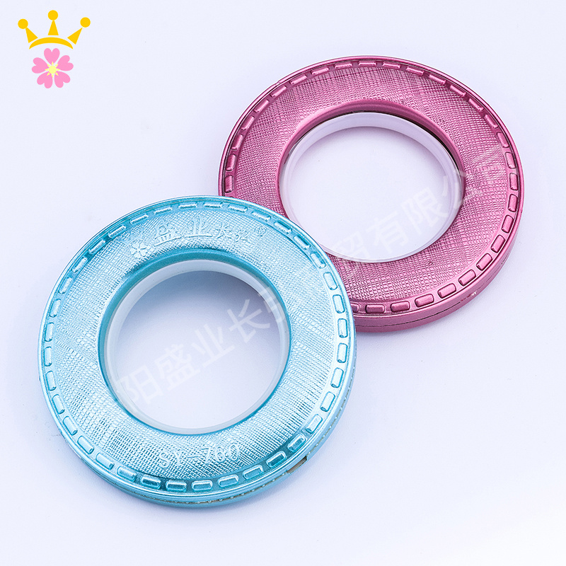 76 MM SILENCER BEAD Ring, New Design, Curtain Hole, Roman Rod Fitting, Plastic Buckle