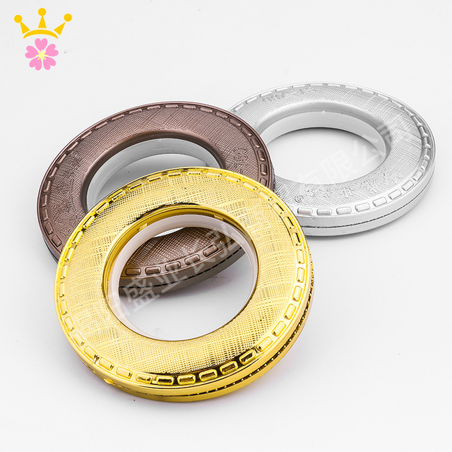 76 MM SILENCER BEAD Ring, New Design, Curtain Hole, Roman Rod Fitting, Plastic Buckle