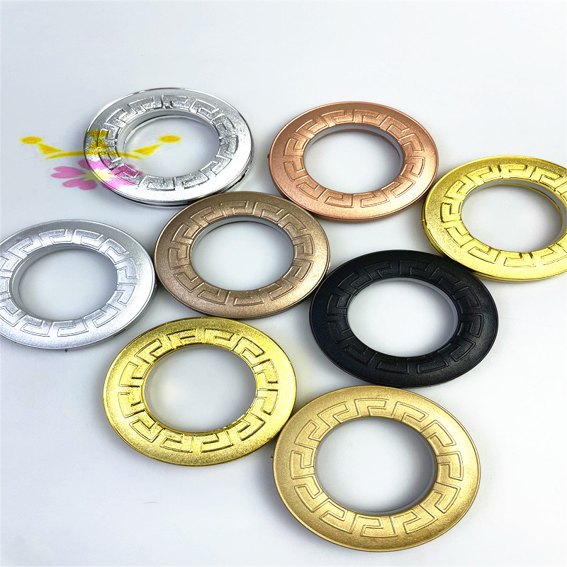 New Design Curtains Accessories Curtain Rings Eyelet Curtain Rings Plastic Roman Rod Fittings Good Sales Eyelets Rings