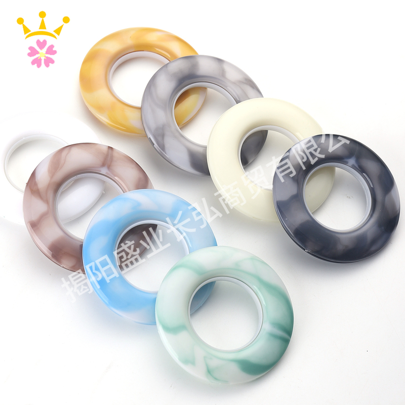 80 Mm Eyelet Curtains, Curtain Holes, Roman Rod Fittings New Eyelets Plastic Cloth Belt Accessories Ring Curtains Curtain Tape