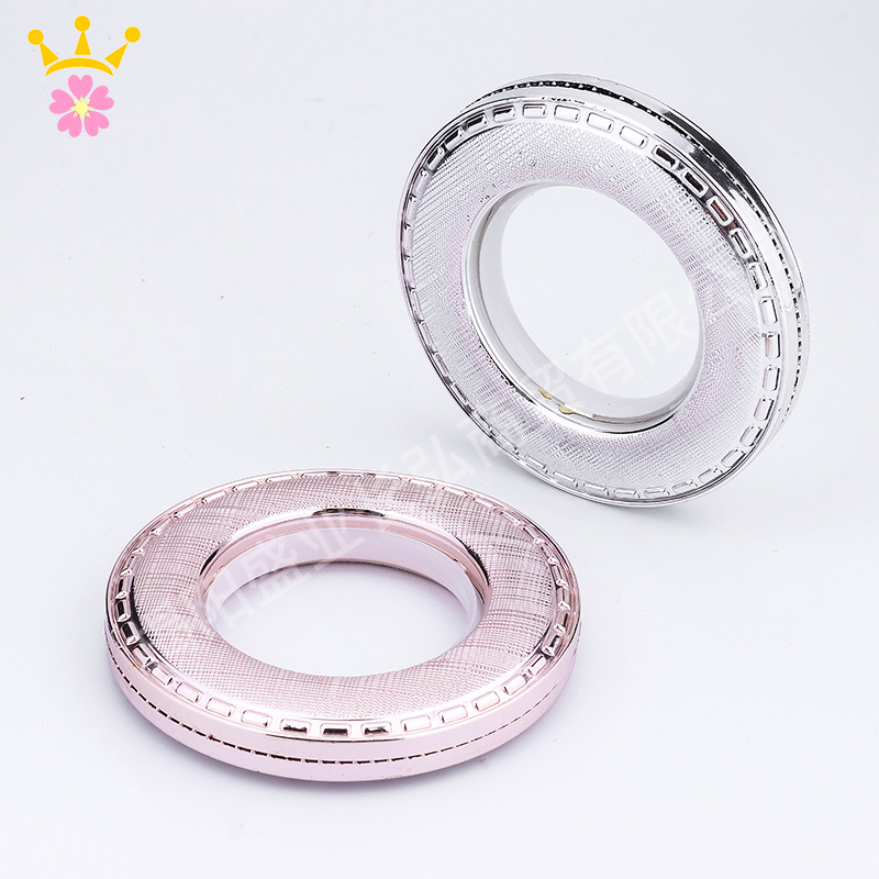 76 MM SILENCER BEAD Ring, New Design, Curtain Hole, Roman Rod Fitting, Plastic Buckle