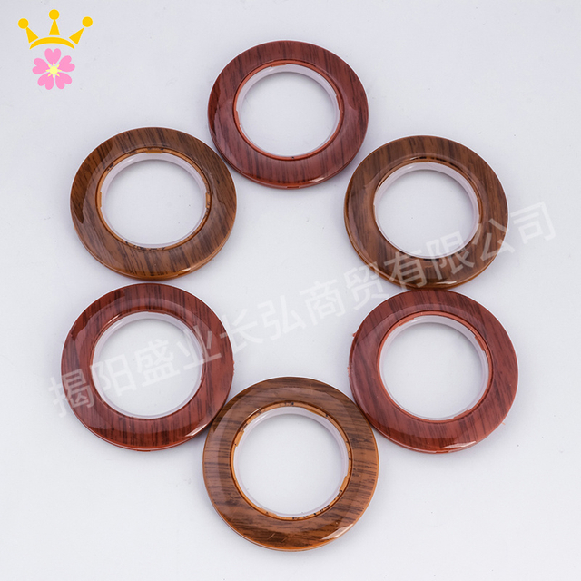 Curtain Rings Plastic Products for Curtains Roman Pole Accessories New Design New Eyelets Curtain Eyelet Ring