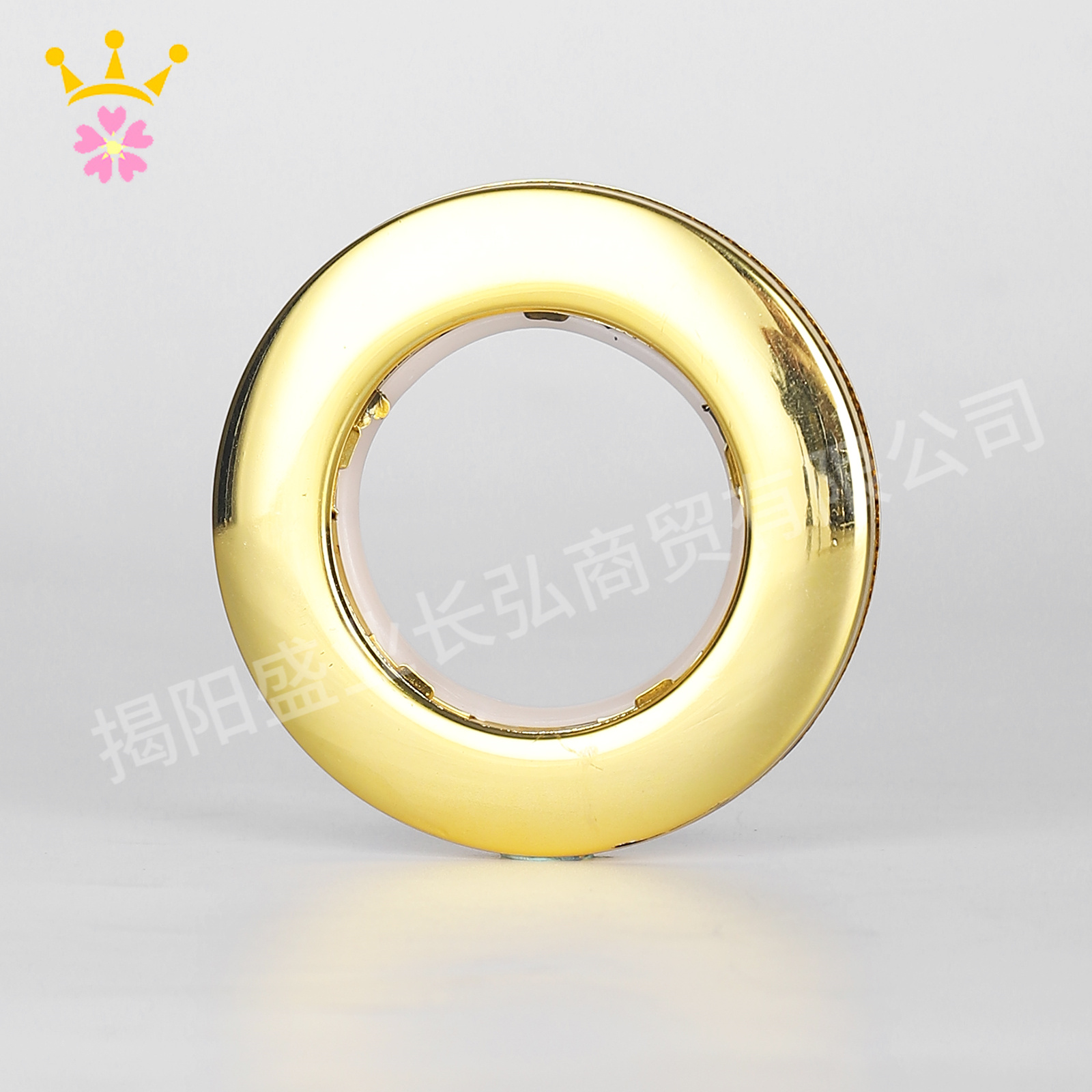 75Stylish Modern Plastic Hotel And Home Curtain Ring Silent Perforated Art Hanging Roman Ring for Decorative Purpose