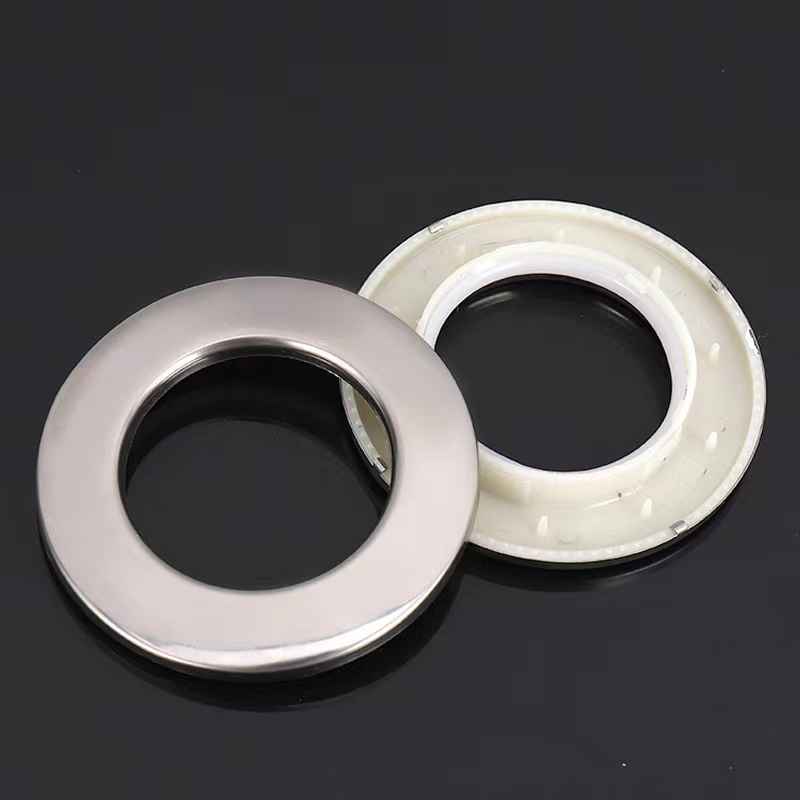 75Hot Curtains Accessories Curtain Rings Plastic Curtain Rings New Stainless Steel Plastic Inner Reinforcement Eyelets Rings