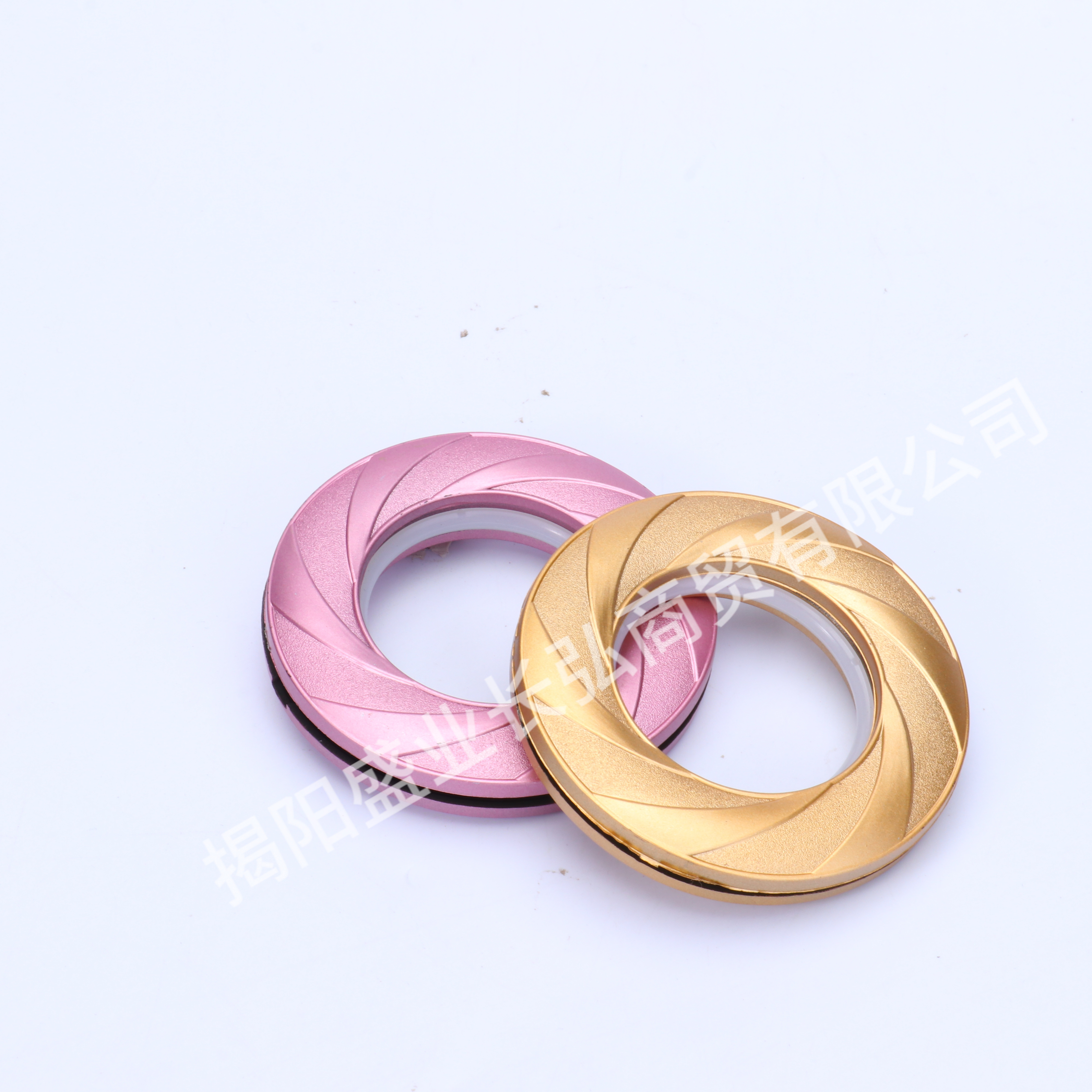 7.6Plastic Wood Grain Curtain Ring Curtain Fabric Accessories Curtain Eyelet Ring New Design New Eyelets Factory Direct Sales