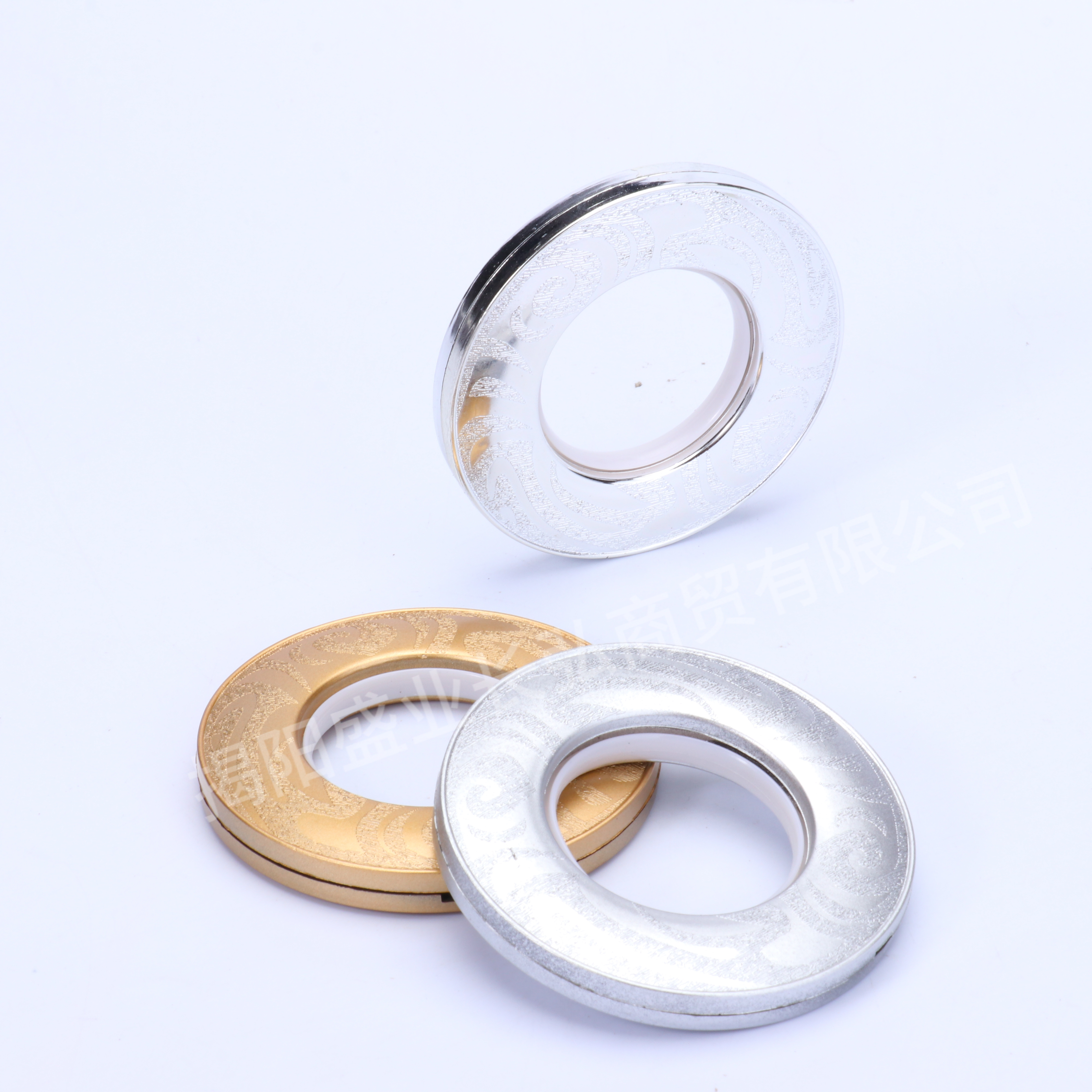 Production Wholesale Curtain Accessories Colorful Wear Durable Plastic Curtain Ring Eyelet Plastic Curtain Rings New Eyelets