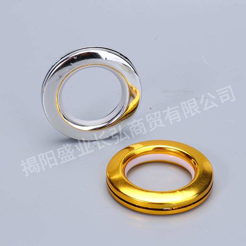 Roman Rod Fittings Good Sales Eyelets Rings New Design Curtains Accessories Curtain Rings Plastic Curtain Rings Eyelet