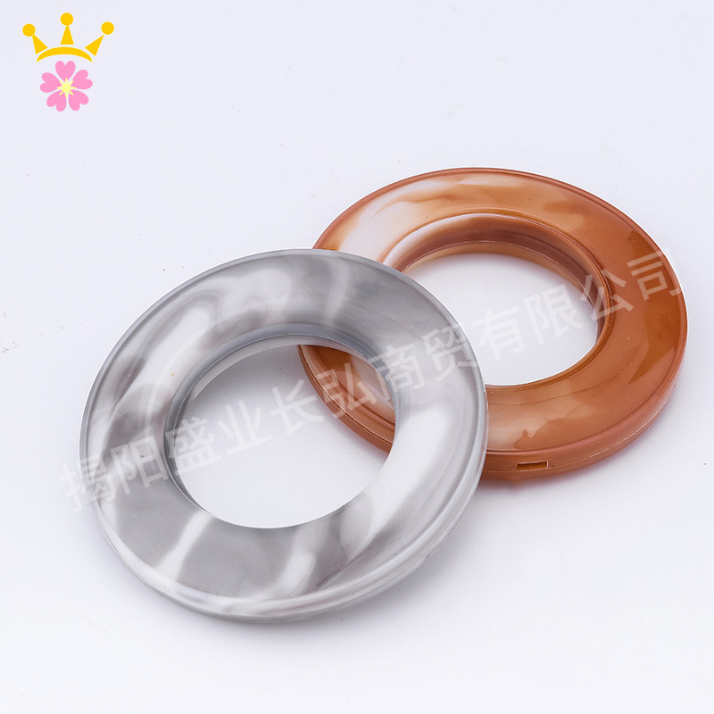 Roman Rod Accessories Curtain Ring Muffler Ring Plastic Products for Curtains Cloth Belt Accessories Curtain Eyelet