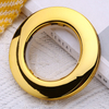 Stylish Modern Plastic Hotel And Home Curtain Ring Silent Perforated Art Hanging Roman Ring for Decorative Purpose