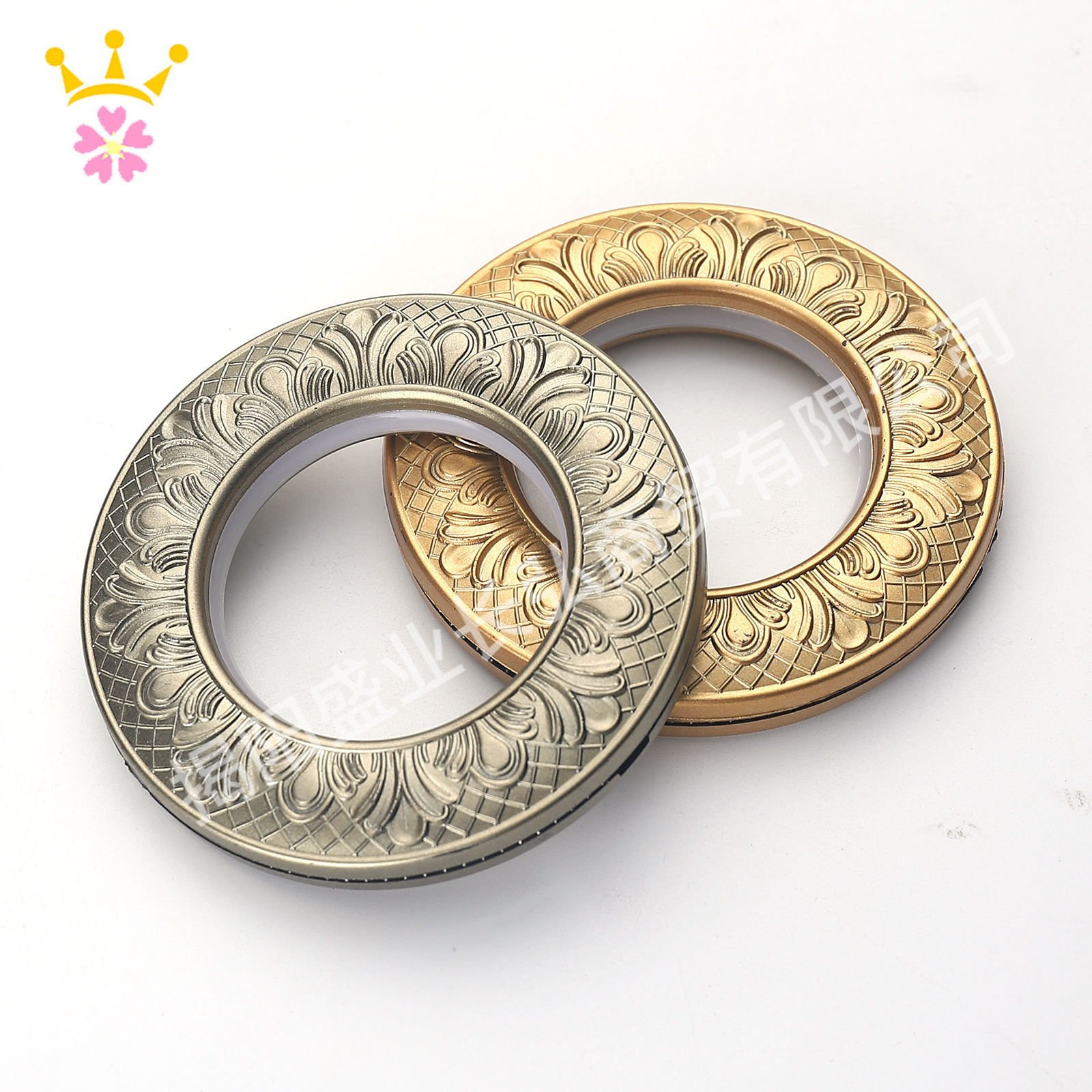Production Wholesale Curtain Accessories Colorful Wear Durable Plastic Curtain Ring Eyelet Curtain Hole Ring Plastic
