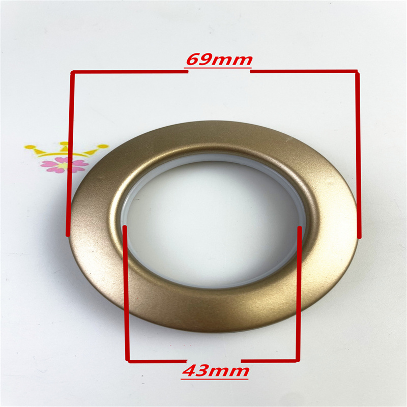 Roman Rod Fittings Good Sales Eyelets Rings New Design Curtains Accessories Curtain Rings Plastic Curtain Rings Eyelet