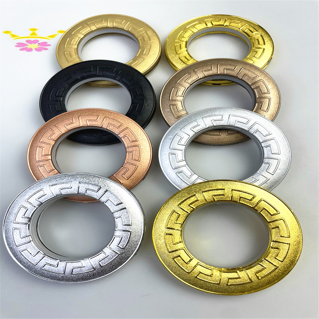 New Design Curtains Accessories Curtain Rings Eyelet Curtain Rings Plastic Roman Rod Fittings Good Sales Eyelets Rings