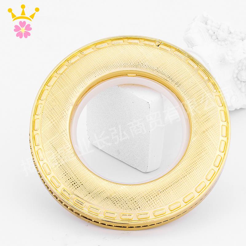 Production Wholesale Curtain Accessories Colorful Wear Durable Plastic Curtain Ring Eyelet Curtain Hole Ring Rod Tape