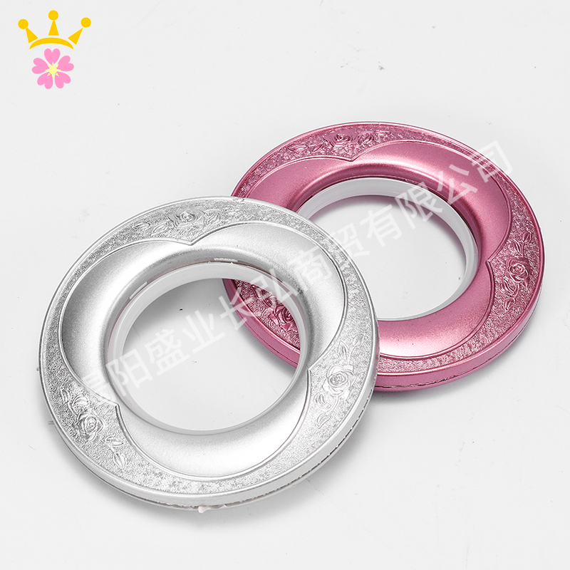 Wholesale Curtain Accessories Colorful Wear Durable Plastic Curtain Ring Eyelet New Eyelets Made in China