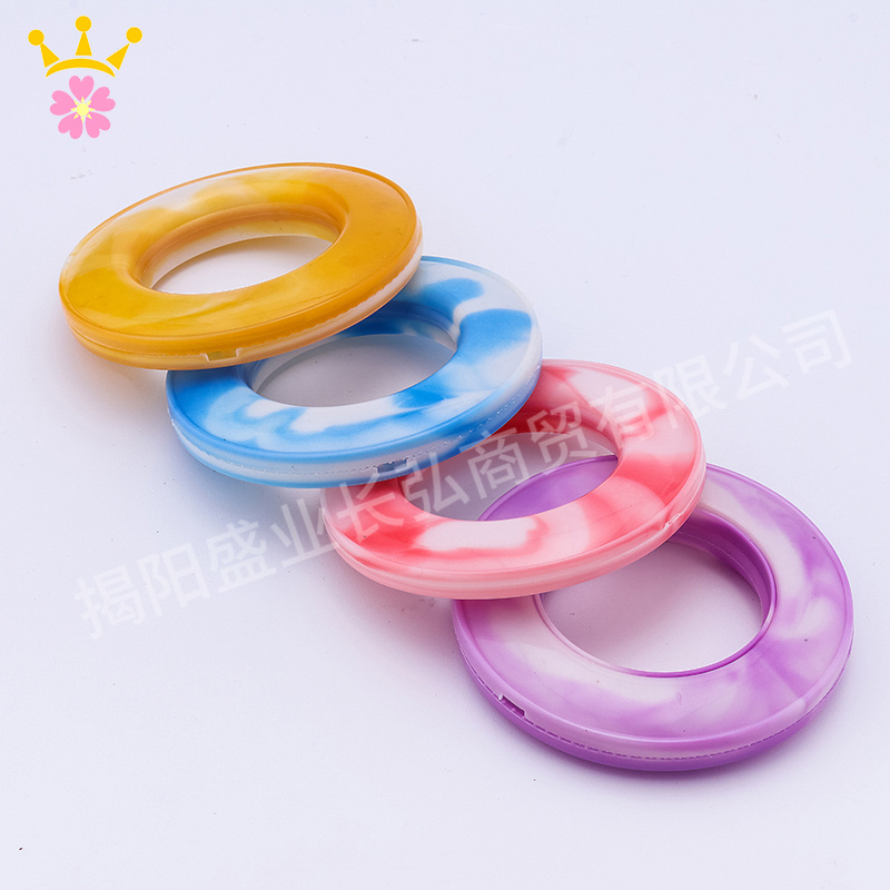 Roman Rod Accessories Curtain Ring Muffler Ring Plastic Products for Curtains Cloth Belt Accessories Curtain Eyelet